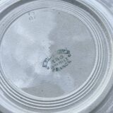 Cobalt blue floral deep plates from Lunéville.