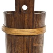 Vintage Wooden Umbrella Stand, 1960s minimalist design