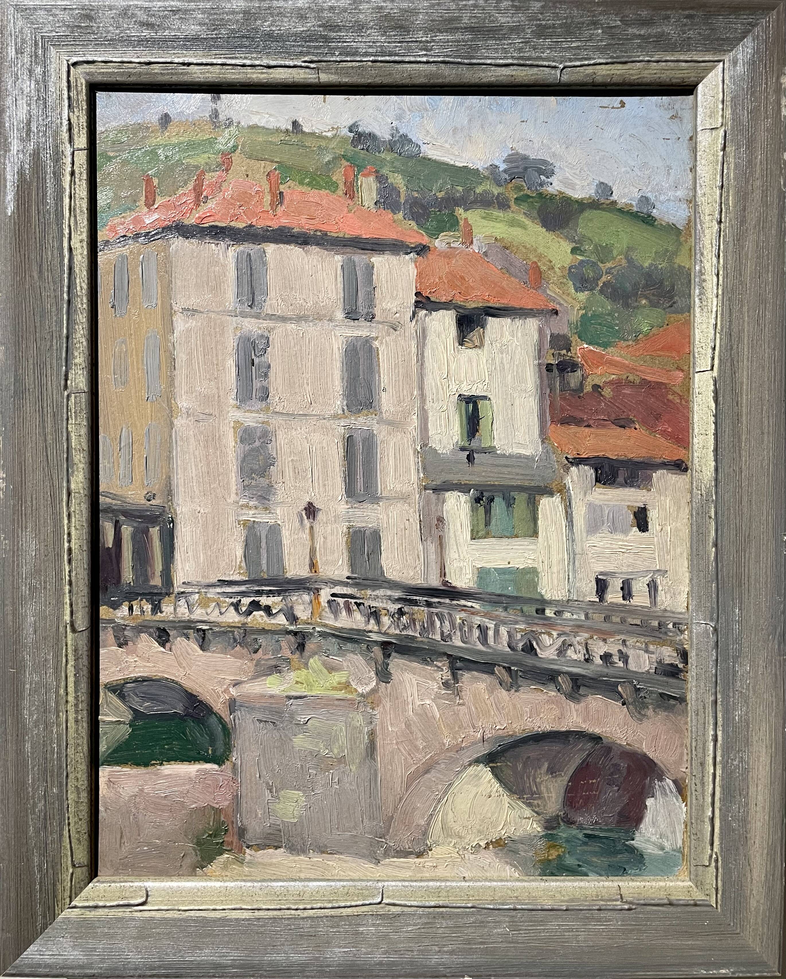 Oil on cardboard attr. to André-René Albarede