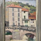 Oil on cardboard attr. to André-René Albarede