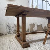 2m elm monastery table