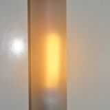 Copper red wall lamp frosted glass