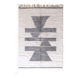 Tapis beni ouarin fait main traditionnelle taille 150 x 250 cm