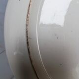 Plate china porcelainE enamelled family pink Lotus + Brand