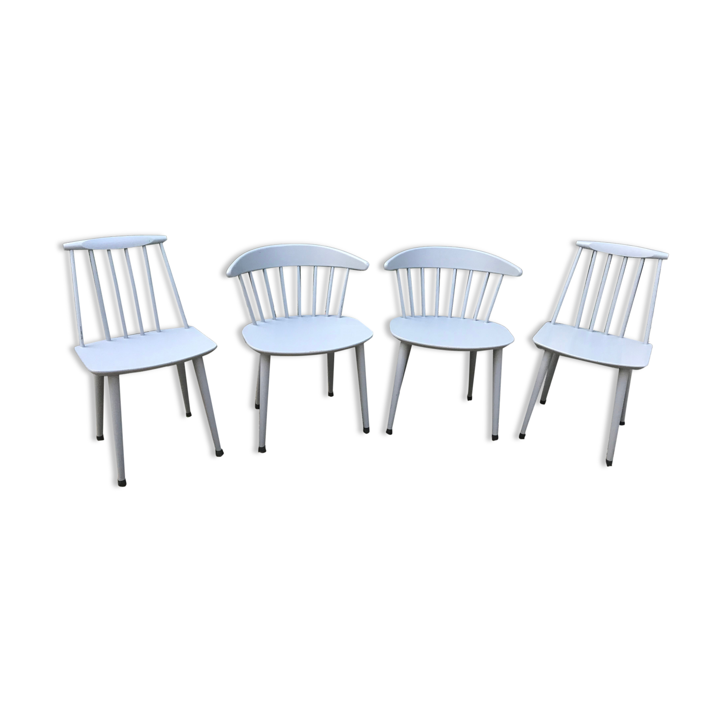 Set of 4 Scandinavian chairs Mobler 70s