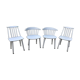 Set of 4 Scandinavian chairs Mobler 70s