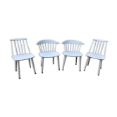 Set of 4 Scandinavian chairs Mobler 70s