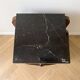 Art Deco bedside table in wood and marble