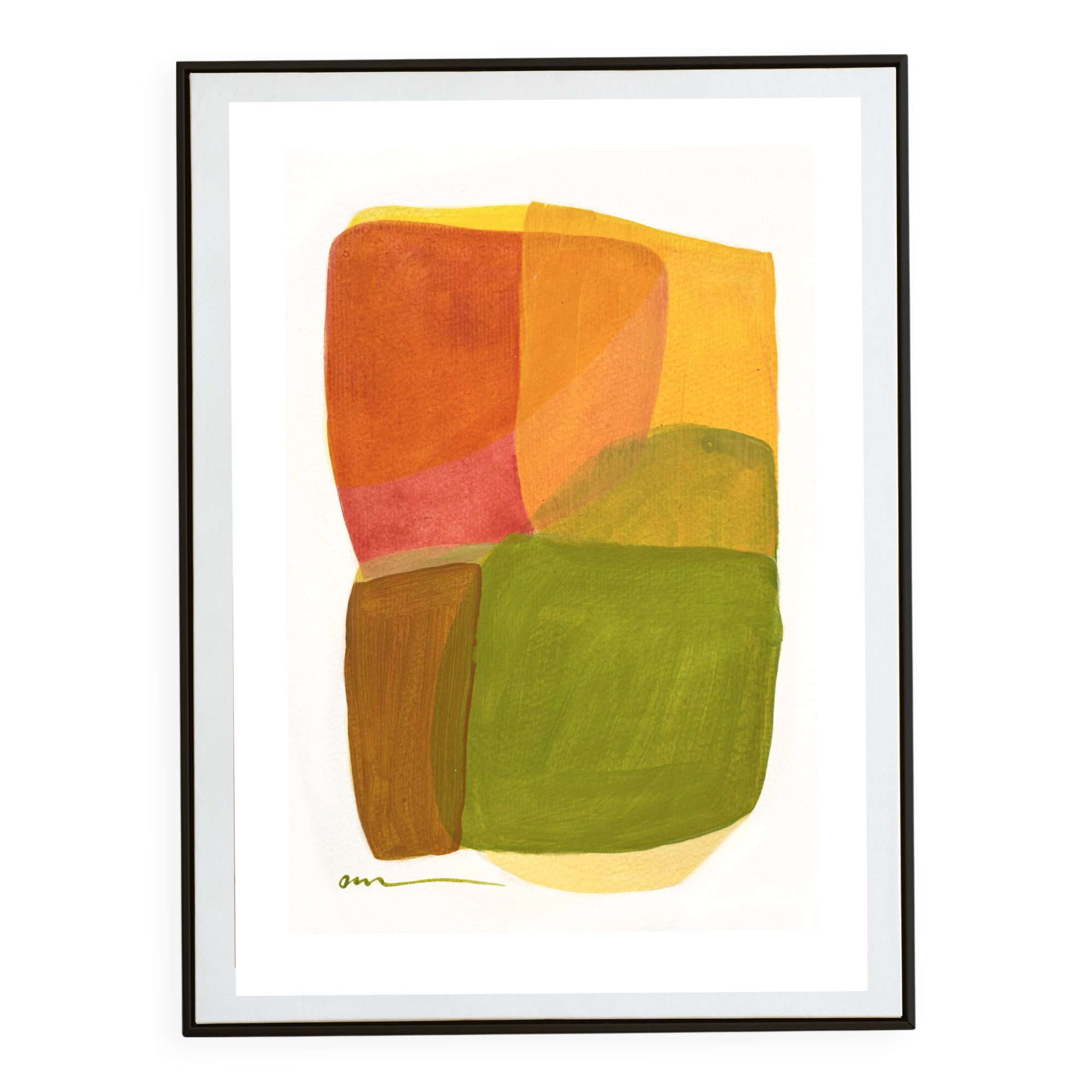 Original acrylic painting on paper