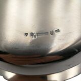 Set of 8 service pieces in silver metal Bruno Wiskemann style Louis XV 20th century