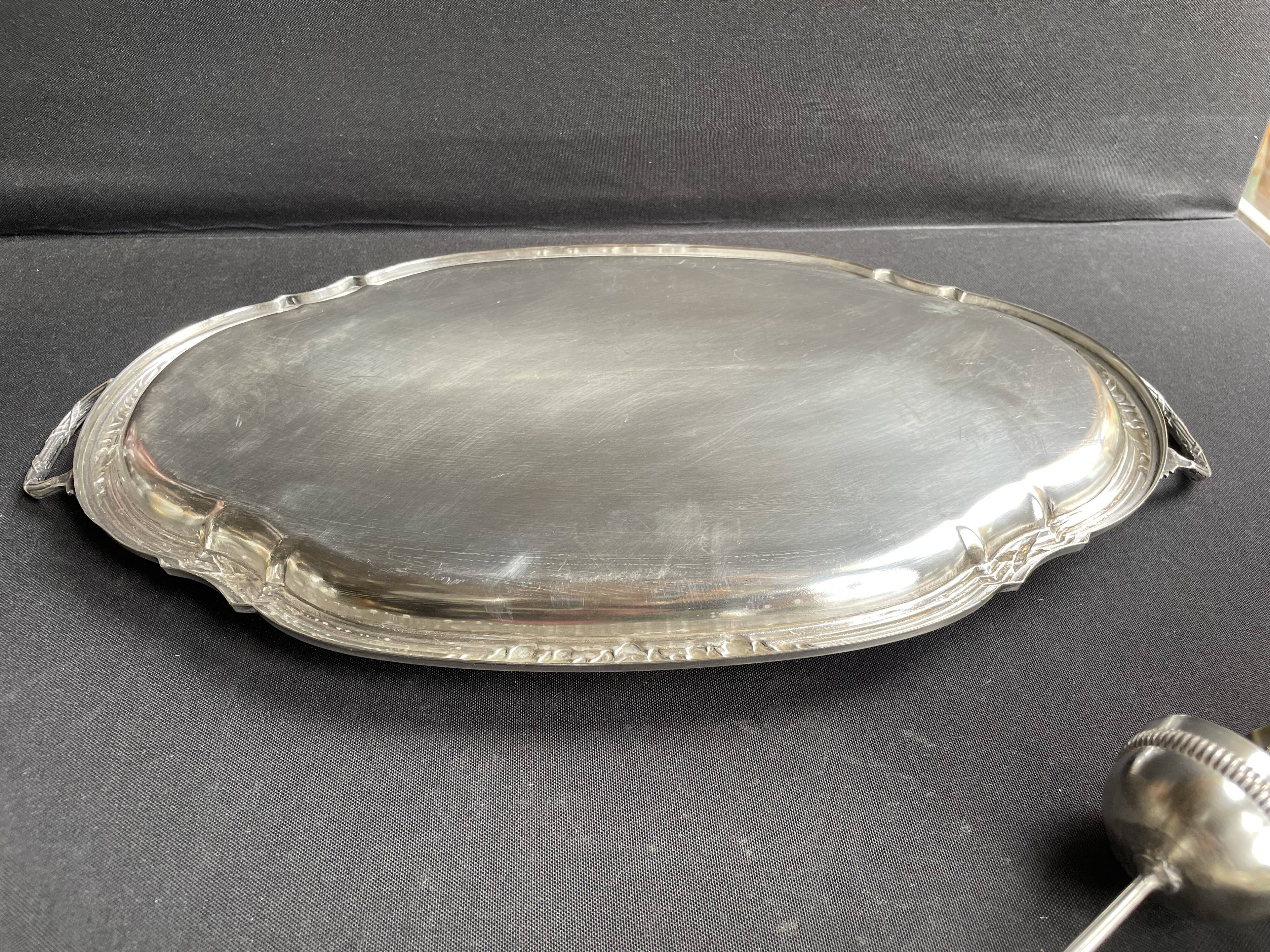 Liqueur service – Silver plated