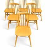 6 vintage dining chairs Model FANETT