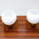 Table lamps Drevo Humpolec, Czechoslovakia, 1970