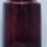 vintage square brown shiny West Germany vase Scheurich