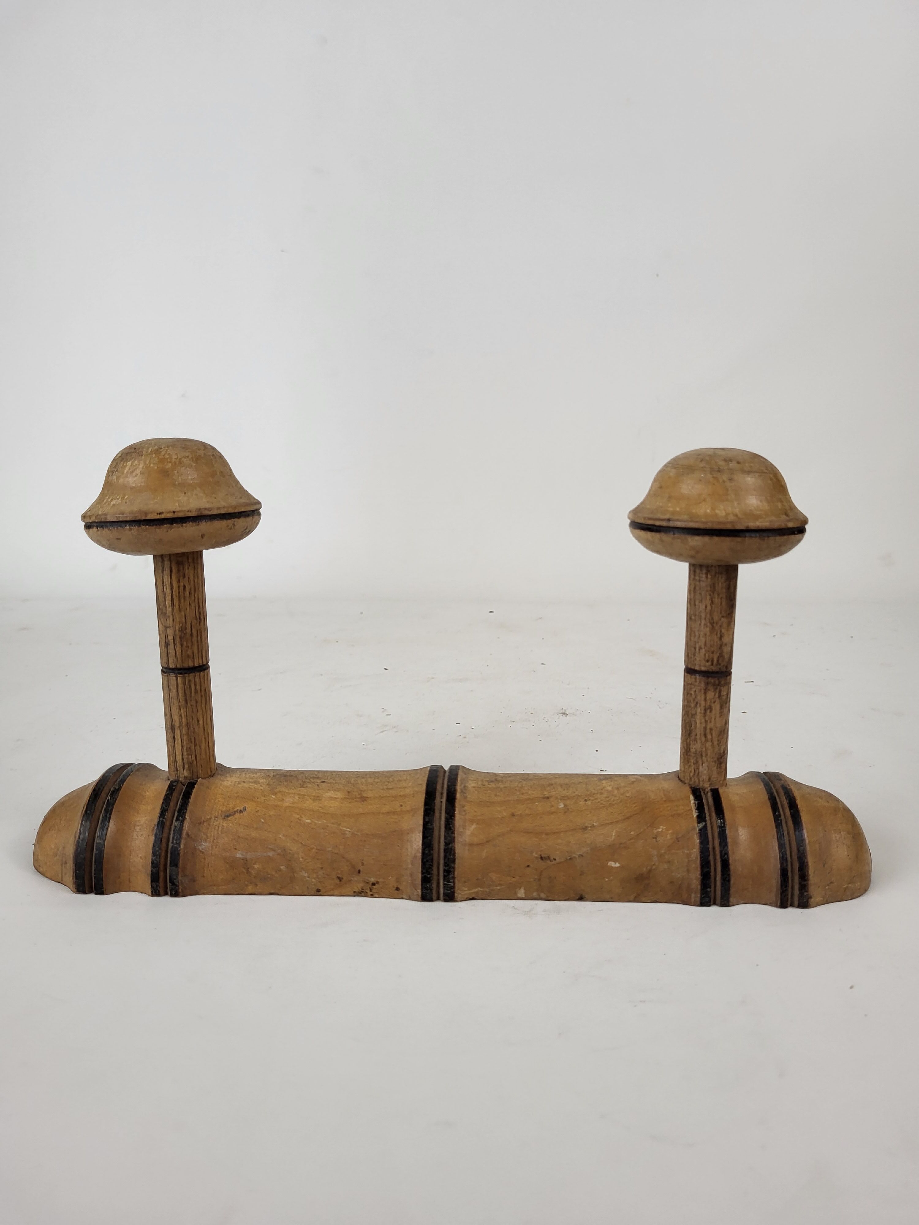 Vintage wooden coat rack
