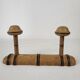 Vintage wooden coat rack