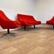 Set of mid-century French style Space Age cocktail sofa and chairs - 1970s