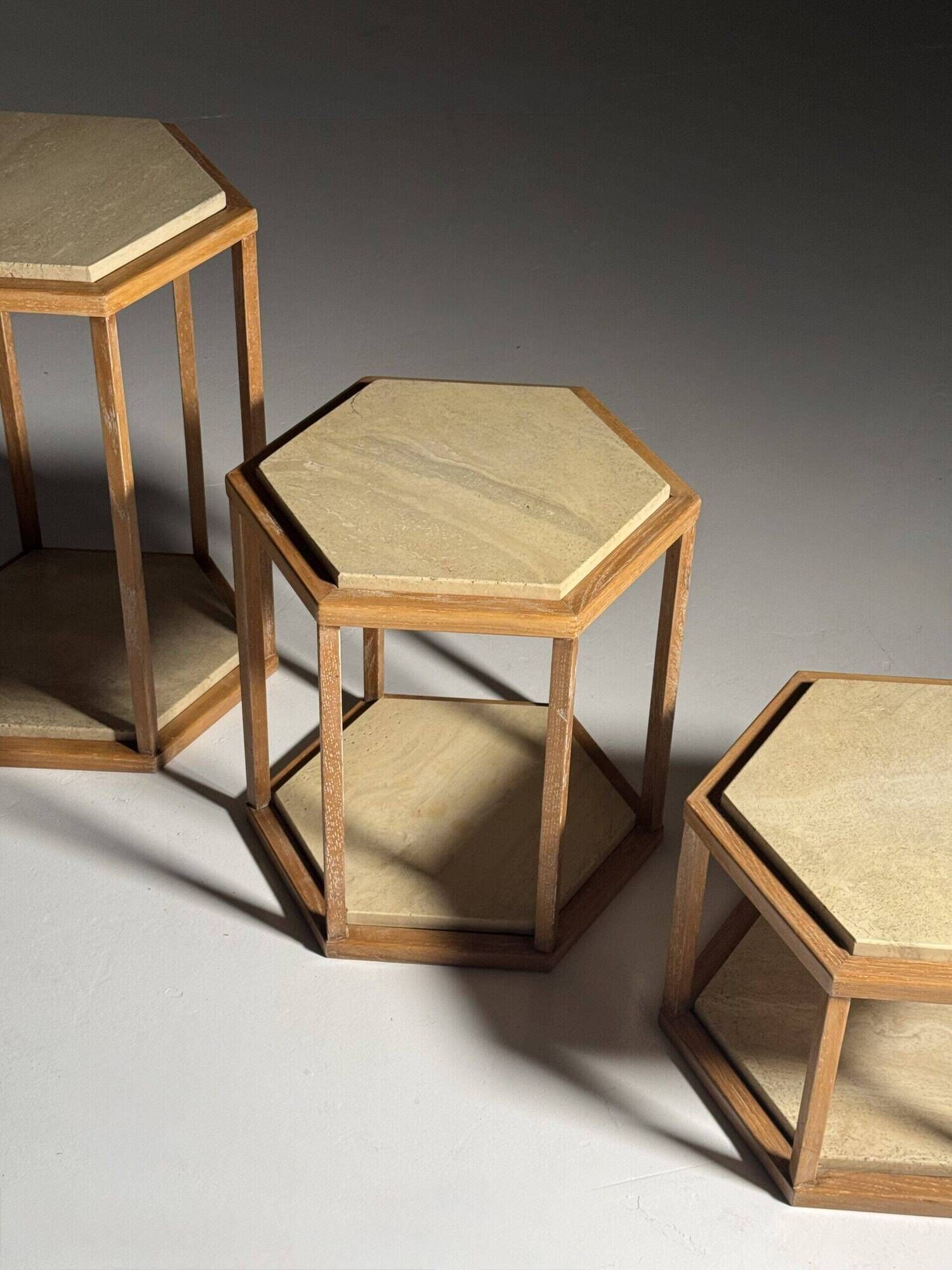 Set of 3 side tables Roche Bobois