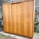 Wardrobe with 3 sliding doors in solid wood 1960