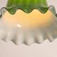 Green glass pendant by Peill & Putzler, Germany, 1970.