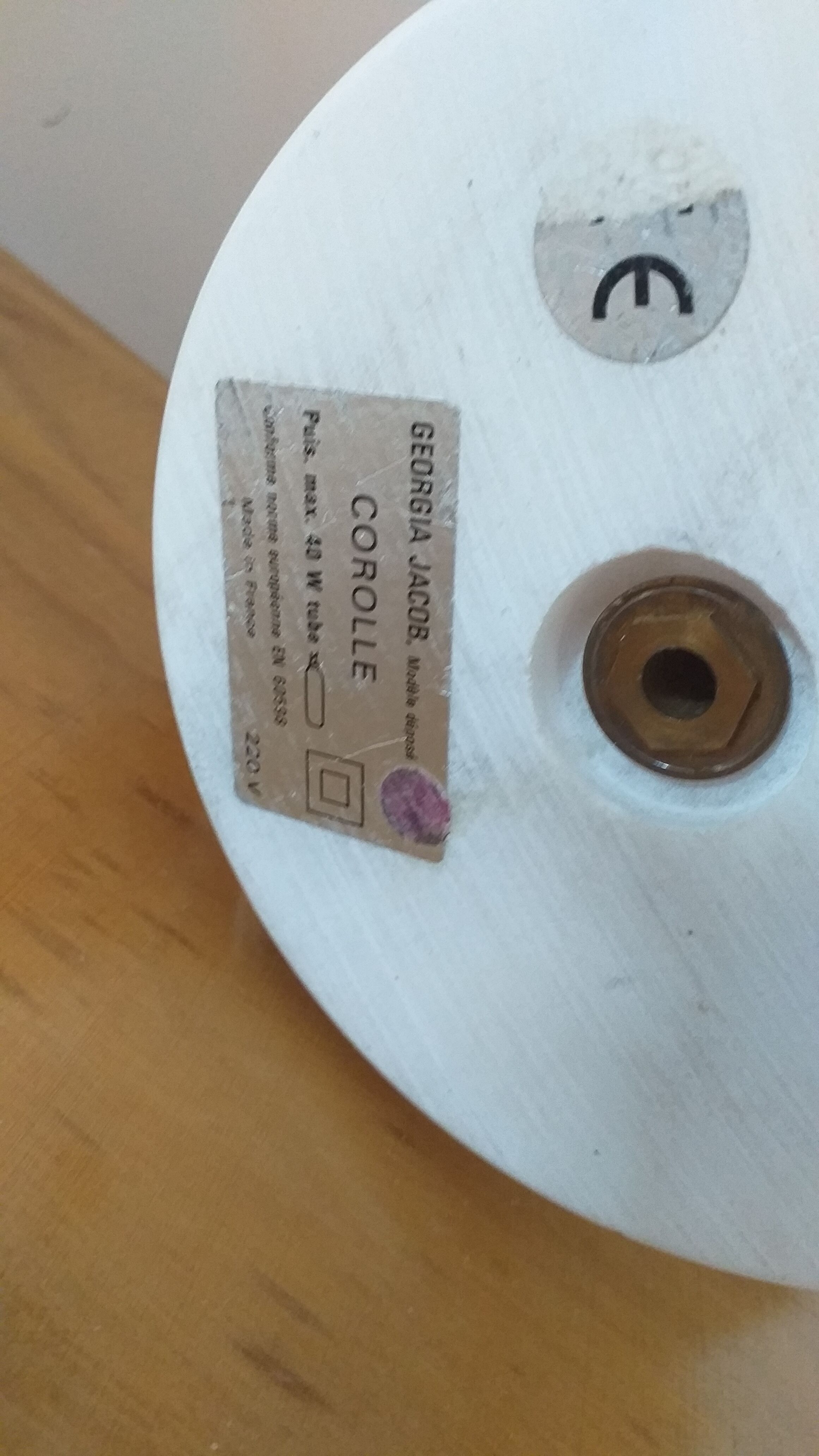 Georgia Jacob Corolla Lamp 1970