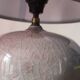 Purple ceramic ball lamp
