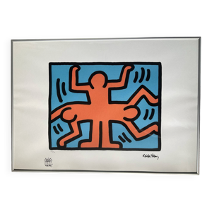 Sérigraphie keith haring - certificat