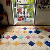 Berber handmade rug Beni Ouarain 100% wool