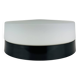 Erco round opaline wall light from the 1960s