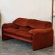 Maralunga 2-seater sofa by Vico Magistretti for Cassina Italy 1973