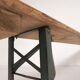 Folding bench, folding bench for terrace, 215 cm long, 1960s