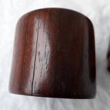 Cylindrical wooden box