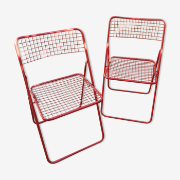 Pair of Ted Net chairs by Niels Gammelgaard for Ikéa