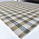 290x190 cm indigo blue mustard kilim carpet, wool made kilim rug.