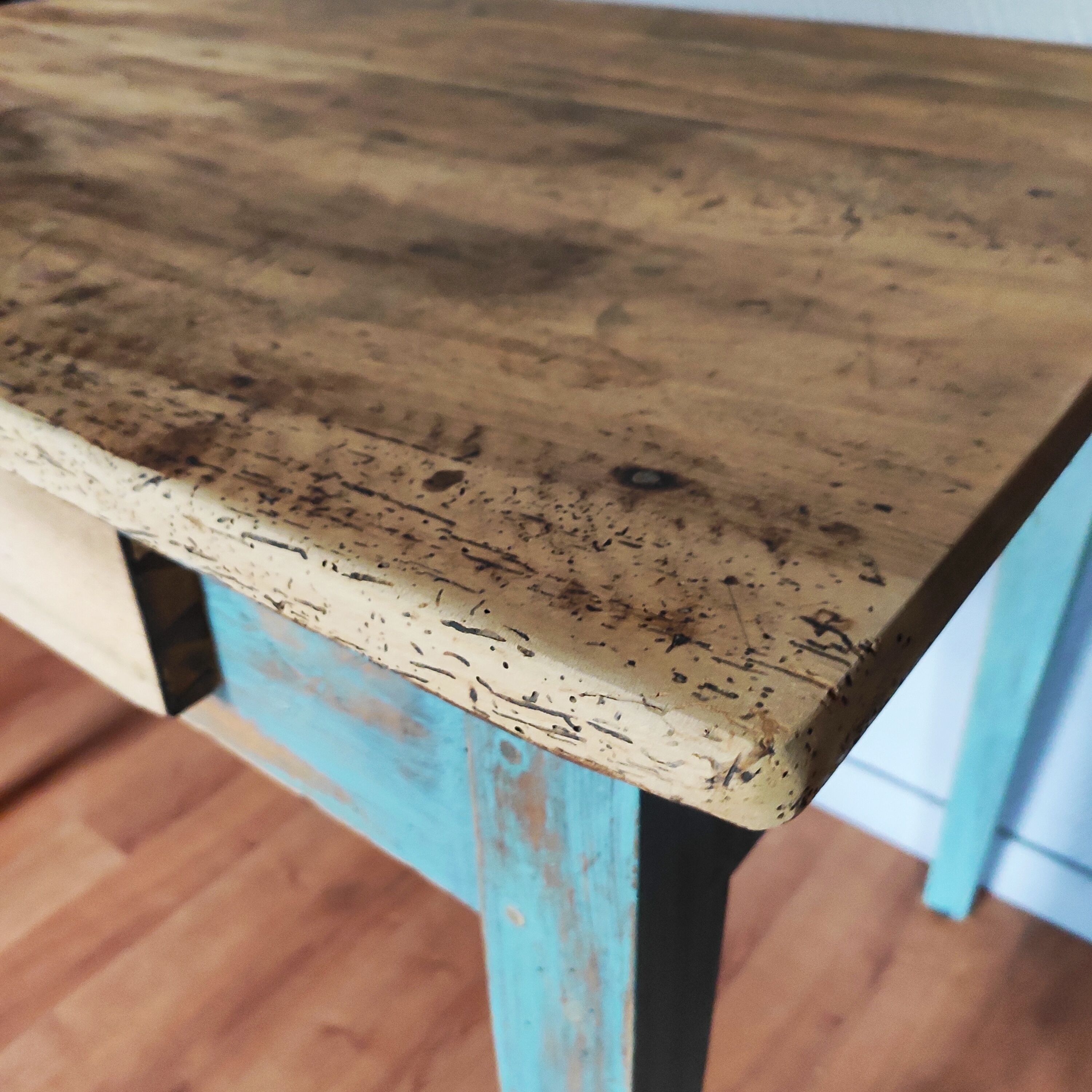 Old farmhouse table