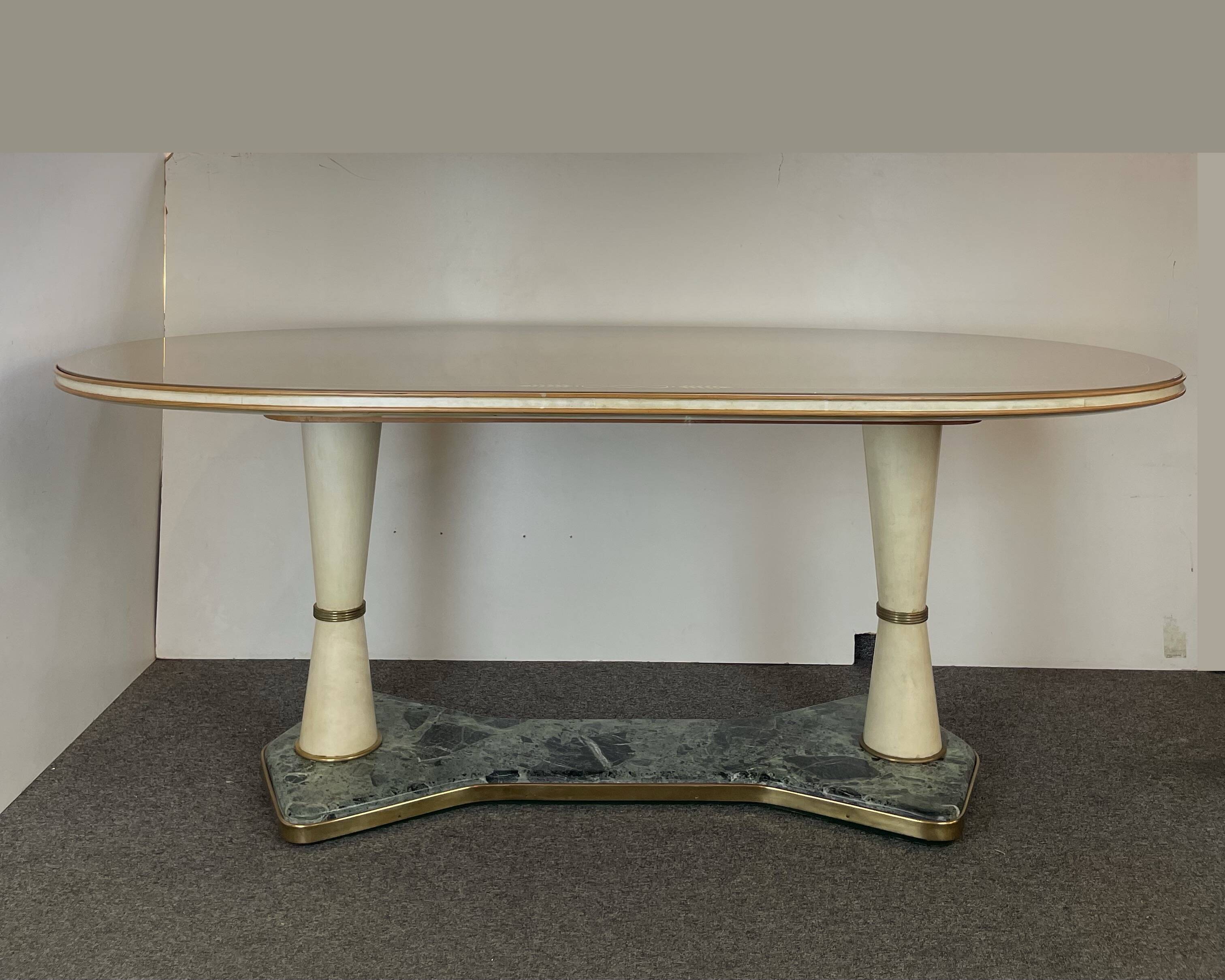 Dining Table att. to Vittorio Dassi by La Permanente Mobili Cantù, 1940s