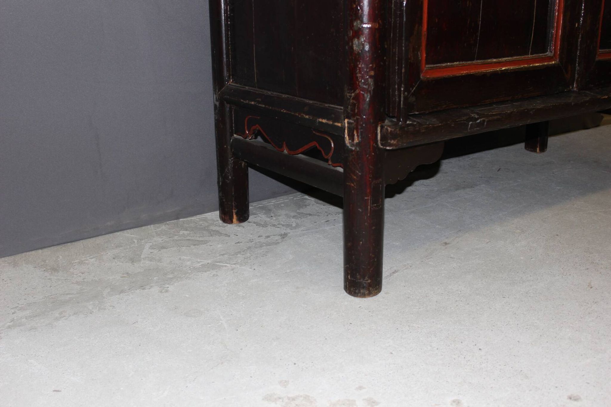 Armoire Chinoise En Bois Laqué Vers 1900