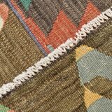 7x10 Geometric Handmade Vintage Rug, 207x311Cm