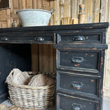 Antique desk, washbasin unit