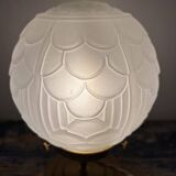 Art Deco globe table lamp