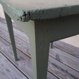 Olive green table