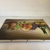 Still life painting in oil on canvas, signed.