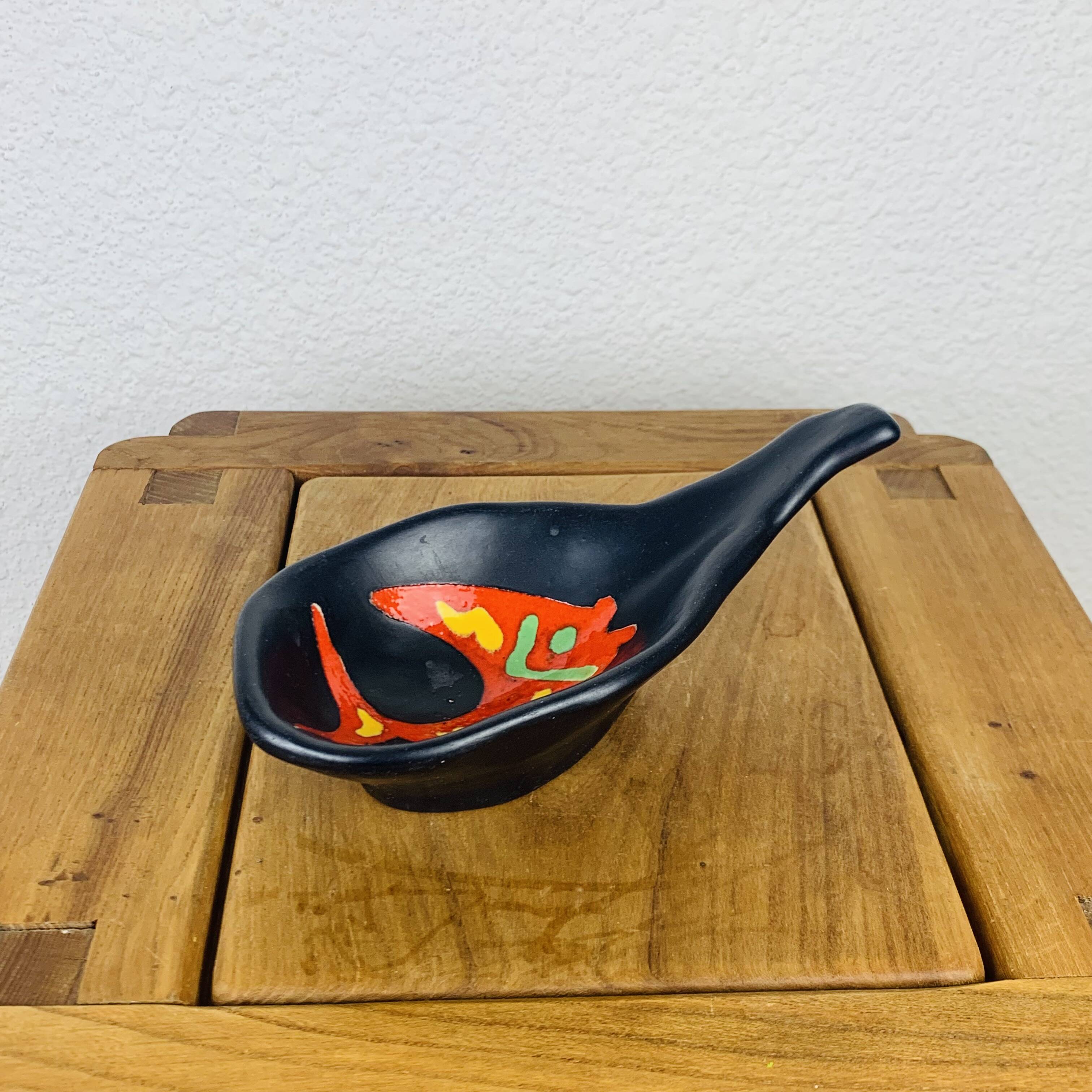 Empty fish pocket free form ceramic Missy Annecy