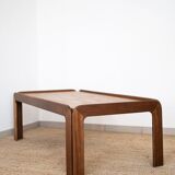 Large Scandinavian teak coffee table