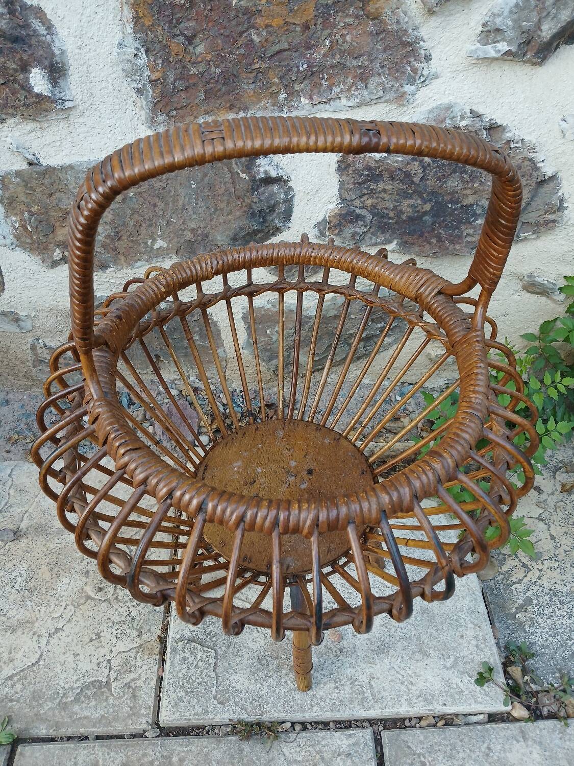 Panier à couture vintage