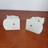pair of onyx horse bookends