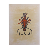 Wifredo LAM, El ultimo viaje del buque fantasma - 8, 1976. Original lithograph signed