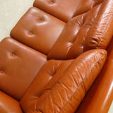 Sofa space age cognac