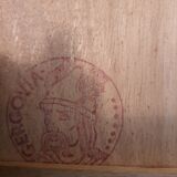 Vintage modernist dresser, metal feet