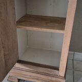 Small solid wood jam jar holder